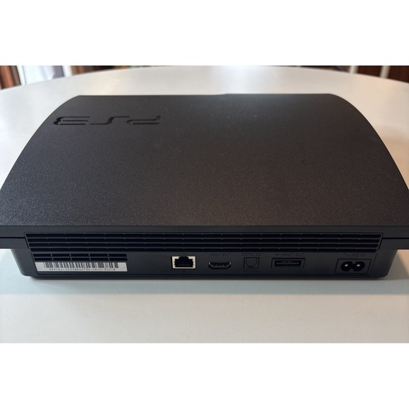 Sony PlayStation 3 PS3 Slim Console With One Wireless Controller, No Cords Black - Picture 4 of 5